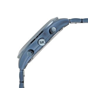 Michael Kors Men’s Quartz Blue Stainless Steel Grey Dial 44mm Watch MK8918