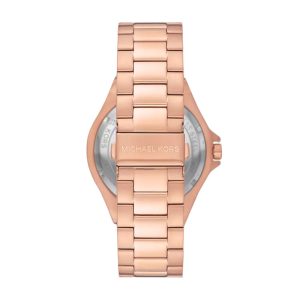 Michael Kors Men’s Quartz Rose Gold Stainless Steel Black Dial 45mm Watch MK89