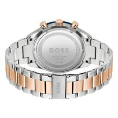 Hugo Boss Men’s Quartz Two-tone Stainless Steel Blue Dial 44mm Watch 1513937