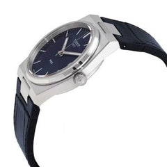 TISSOT PRX Men’s Quartz Swiss Made Blue Leather Strap Blue Dial 40mm Watch T137.410.16.041.00
