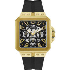 Guess Men’s Quartz Black Silicone Strap Black Dial 42mm Watch GW0637G2