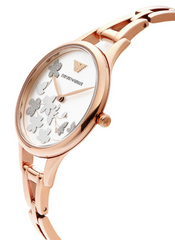 Emporio Armani Women’s Quartz Stainless Steel Silver 32mm Watch AR11108