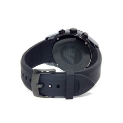 Emporio Armani Men’s Quartz Silicone Strap Black Dial 42mm Watch AR1434