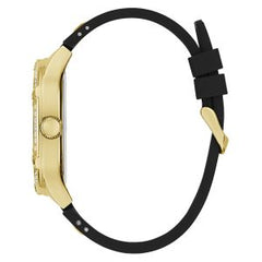 Guess Men’s Quartz Black Silicone Strap Black Dial 46mm Watch GW0641G2