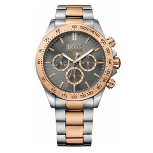 Hugo Boss Men’s Two-Tone Rose Gold Silver Watch 1513339