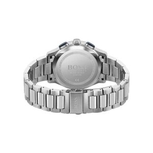 Hugo Boss Men’s Chronograph Quartz Stainless Steel Blue Dial 44mm Watch 1513763