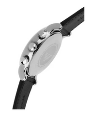 Emporio Armani Men’s Quartz Black Leather Strap White Dial 41mm Watch AR2075
