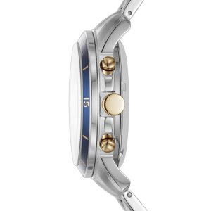 Fossil Men’s Automatic Stainless Steel Blue Dial 44mm Watch ME3141
