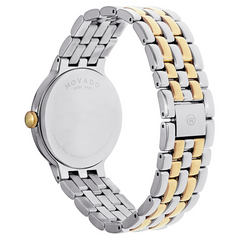 Movado Men’s Quartz Swiss Made Stainless Steel Black Dial 38mm Watch 0606932