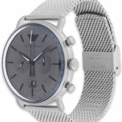 Emporio Armani Men’s Quartz Stainless Steel Grey Dial 43mm Watch AR11383