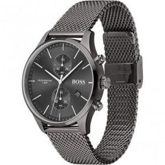 Hugo Boss Men’s Quartz Stainless Steel Grey Dial 42mm Watch 1513870