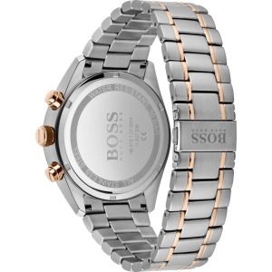 Hugo Boss Men’s Chronograph Stainless Steel Black Dial 44mm Watch 1513819