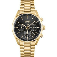 Hugo Boss Men’s Chronograph Stainless Steel Black Dial 44mm Watch 1513848