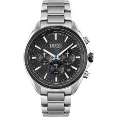 Hugo Boss Men’s Quartz Stainless Steel Black Dial 46mm Watch 1513857