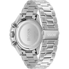 Hugo Boss Men’s Quartz Silver Stainless Steel Blue Dial 46mm Watch 1513907