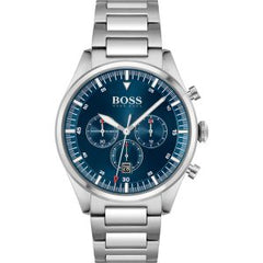 Hugo Boss Men’s Quartz Stainless Steel Blue Dial 44mm Watch 1513867
