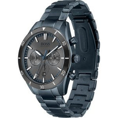 Hugo Boss Men’s Quartz Stainless Steel Grey Dial 44mm Watch 1513865