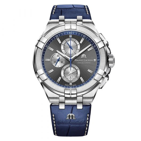 Maurice Lacroix AI1018-SS001-333-1 – Aikon Chronograph Steel Blue Dial