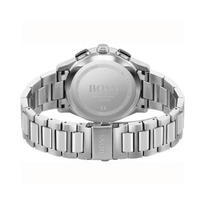 Hugo Boss Men’s Chronograph Quartz Stainless Steel Black Dial 44mm Watch 1513762
