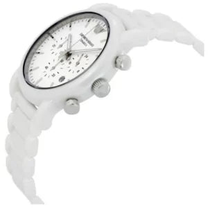 Emporio Armani Men’s Quartz Ceramic White Dial 43mm Watch AR1499