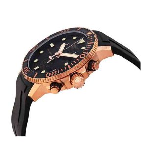 TISSOT Men’s Quartz Black Silicone Strap Black Dial 45mm Watch T120.417.37.051.00