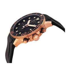 TISSOT Men’s Quartz Black Silicone Strap Black Dial 45mm Watch T120.417.37.051.00