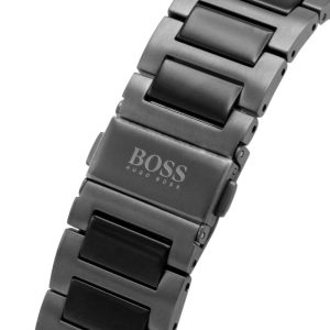 Hugo Boss Men’s Chronograph Quartz Stainless Steel Black Dial 43mm Watch 1513814
