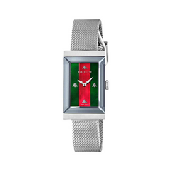 Gucci Women’s Swiss Made Quartz Stainless Steel Multi Dial 21mm Watch YA147401