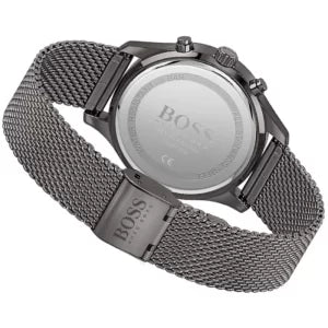 Hugo Boss Men’s Quartz Stainless Steel Grey Dial 42mm Watch 1513870